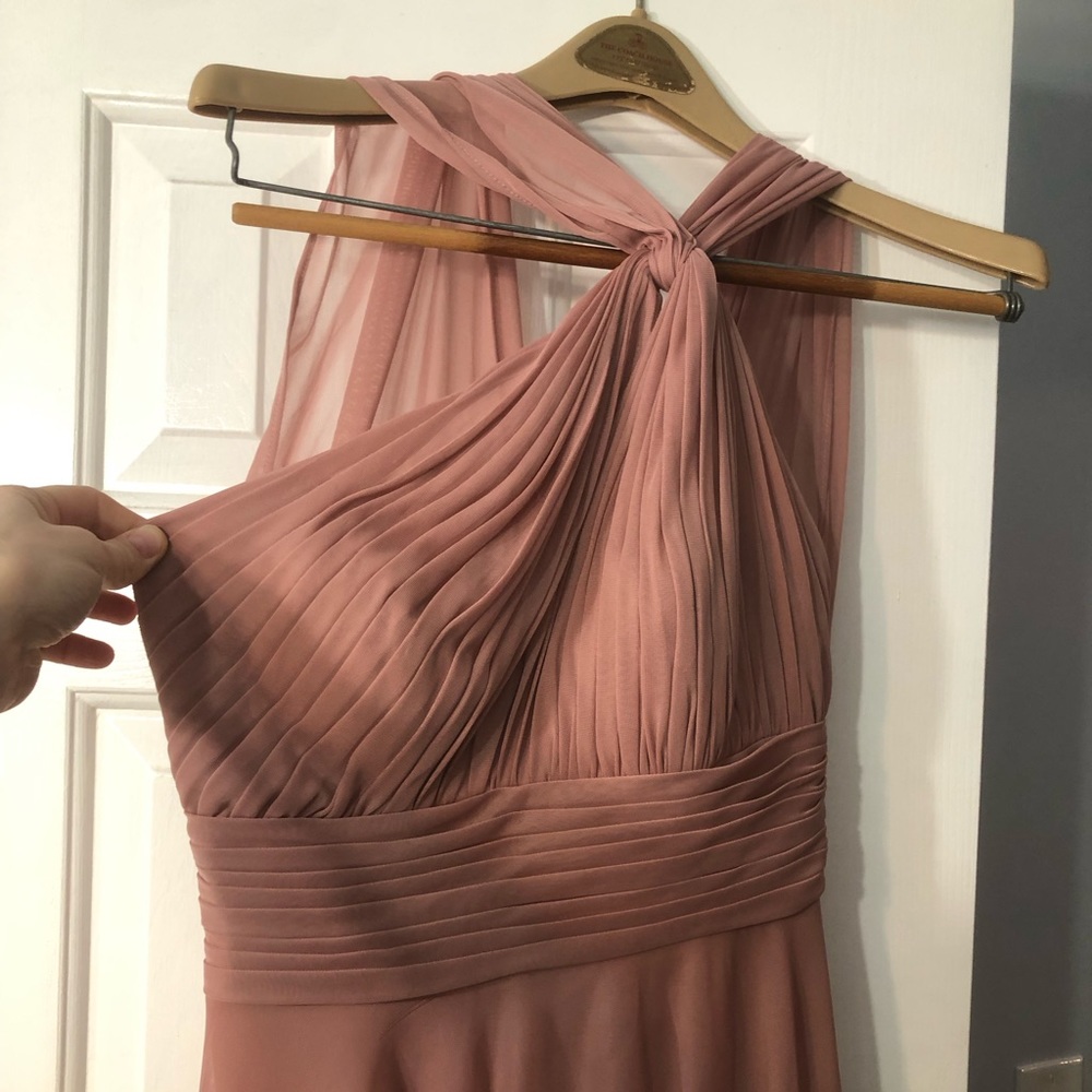 Dusty rose azazie size 6
